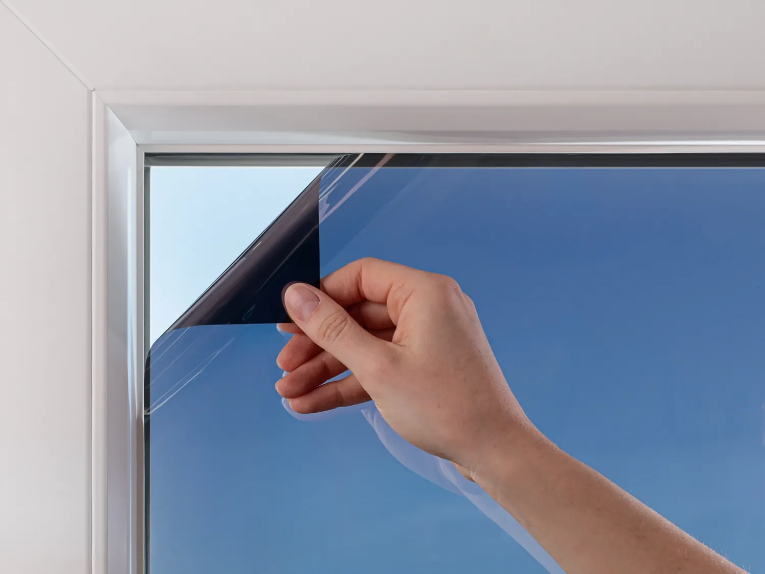 Sun control film installation